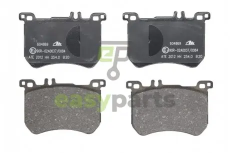Колодки гальмівні (передні) MB S-class (W222,V222,X222)/SL-class (R231) 12- (Brembo) ATE 13.0460-4869.2