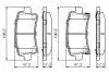 Комплект гальмівних колодок, дискове гальмо BOSCH 0986495444 (фото 1)