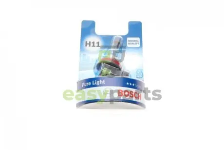 Автолампа H11 12V 55W PGJ19-2 Pure Light BOSCH 1987301339