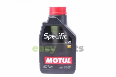 Олива моторна Specific 0720 5W-30, 1л. MOTUL 102208 / 102208