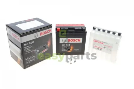 Акумулятор сухозаряджений AGM 12AH 190А BOSCH 0092M60200 (фото 1)