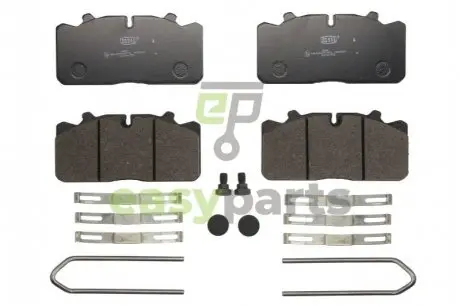 Колодки тормозные, WVA 29088, WVA 29091 BERAL BCV29088TK