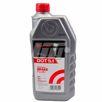 Жидкость тормозная DOT 5.1 1л BREMBO L05010 (фото 1)