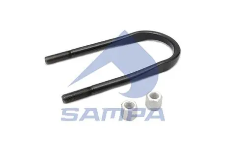 Фото стремянка ресори RVI M24x2/151x370 SAMPA 079.053/1 Стремянка ресори RVI M24x2/151x370 SAMPA 079.053/1