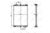 Радиатор системы охлаждения, DAF 85 NRF 519586 (фото 5)