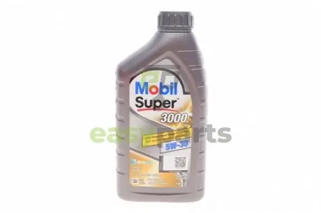 Олива двигуна 1L Super 3000 XE 5W30 (ACEA C3 VW 505.01/502.00/505.00 BMW Longlife 04,MB 229.31/229.51 Ford WSS-M2C917-A) MOBIL 151456