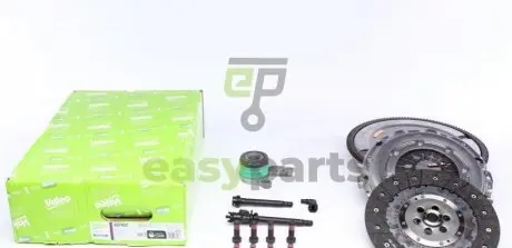 Демпфер + комплект зчеплення Renault Master III 2.3dCi 10- FWD (+вижимний), M9T (z=21/d=250mm) Valeo 837427