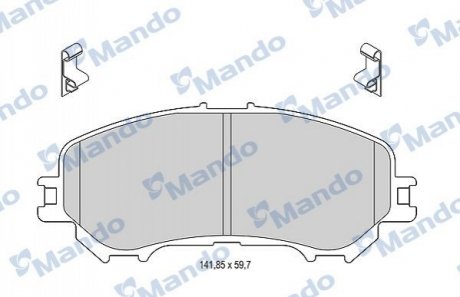 Гальмівні колодки дискові передні MANDO MBF015287