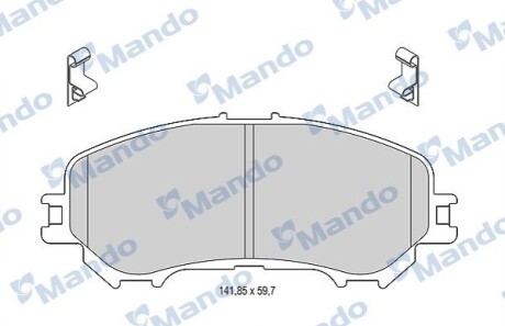 Тормозные колодки дисковые передние MANDO MBF015288