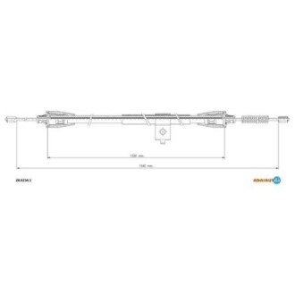 Тросик стоянкового гальма ADRIAUTO 28.0234.1