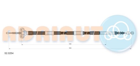 Трос ручного гальма ADRIAUTO 52.0254