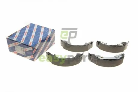 Колодки гальмівні (задні) Citroen Nemo/Peugeot Bipper 08- (барабанні) (228.6x42) BOSCH 0986487729