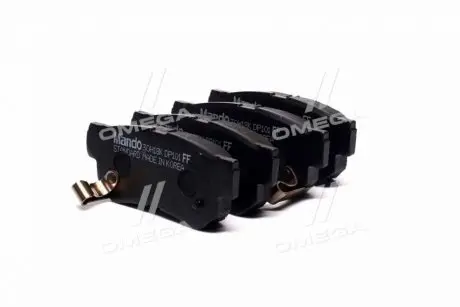 Тормозные колодки дисковые задние MANDO MPH18