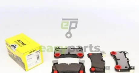 Колодки гальмівні (задні) Audi Q7 06-16/Porsche Cayenne 02-10/VW Touareg 02-10 (Brembo) TEXTAR 2461401