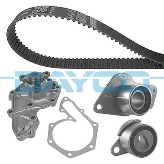 Ремінь ГРМ + 2ролика натягу + помпа Renault Kangoo,Clio,Rapid 1.9d DAYCO KTBWP1120