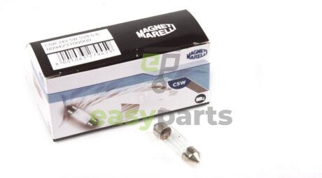 Автолампа C5W 24V 5W SV8.5-8 Standard 24V (C5W 24V) MAGNETI MARELLI 009423100000