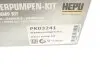 Комплект ГРМ + помпа Opel Astra G 98-05/Zafira 99-15/Combo 1.4/1.6 05- (162x20)(помпа P324) HEPU PK03241 (фото 12)