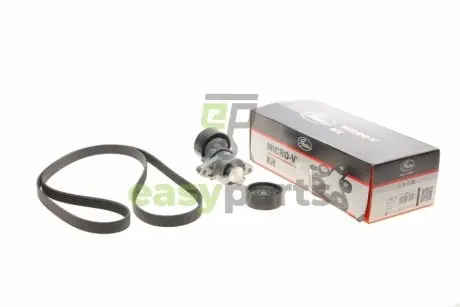 Комплект ременя генератора Renault Megane/Scenic 1.4/1.6 00-09 (5PK1750) Gates K015PK1750