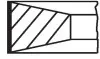 Кольца поршневые (1cyl). R.V.I MAHLE / KNECHT 209 53 V0 (фото 1)