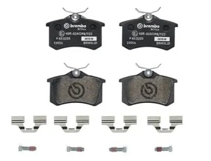 Гальмівні колодки зад. Caddy/Golf/Octavia (TRW) BREMBO P85020X