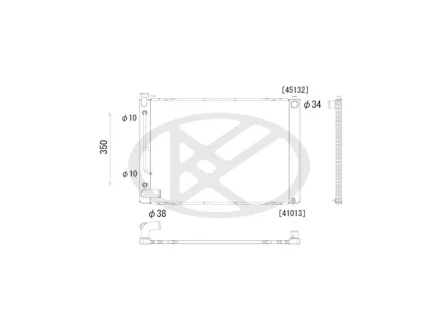 Радиатор охлаждения двигателя KOYORAD AA010005