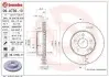 Гальмівний диск пер. MB C-CLASS S204 07-14 BREMBO 09.A736.11 (фото 1)