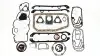 Комплект прокладок Ducato 2.5 D/TDI 94- (повний/без прокладки ГБЦ) 51012000