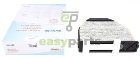 Фільтр салону MB GLK-class (X204) 08- (вугільний) CORTECO 80001527