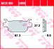 Гальмівні колодки скутерні TRW MCB806SRM (фото 2)