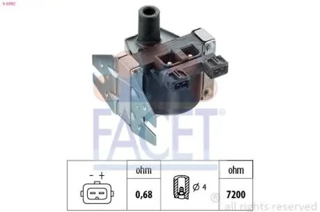 Котушка запалювання FACET 9.6092
