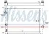 Радіатор охолоджування NISSENS 60823 (фото 6)