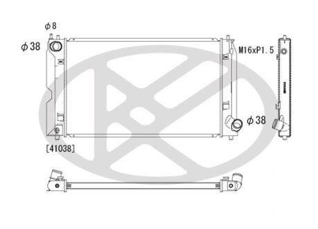 Радіатор системи охолодження KOYORAD PL011991