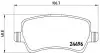 Гальмівні колодки зад. Ford Galaxy/S-Max 06-15 (TRW) BREMBO P86021 (фото 1)