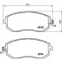 Комплект гальмівних колодок з 4 шт. дисків BREMBO P78021 (фото 2)