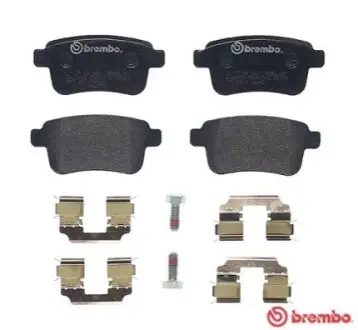 Гальмівні колодки зад. Kangoo 08- BREMBO P68043