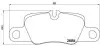Колодки тормозные дисковые BREMBO P65020 (фото 1)