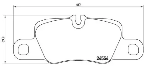 Колодки гальмівні дискові BREMBO P65020