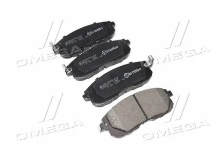 Гальмівні колодки пер. Cube/Juke/Latitude/SX4/Teana (06-21) BREMBO P56065