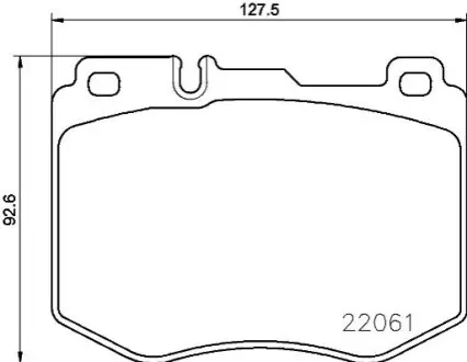 Комплект гальмівних колодок з 4 шт. дисків BREMBO P50120