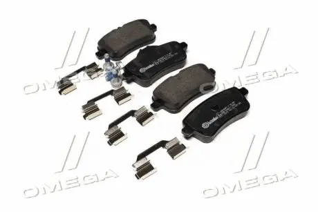 Гальмівні колодки зад. W166/X166 11- (TRW) BREMBO P50099