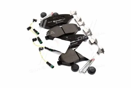 Гальмівні колодки пер. Crafter/W447/W906/W907/Viano W639 (03-21) BREMBO P50085
