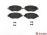 Фото 2 - гальмівні колодки передні CHANGAN/FORD/FORD (CHANGAN)/JAGUAR BREMBO P24060 Гальмівні колодки передні CHANGAN/FORD/FORD (CHANGAN)/JAGUAR BREMBO P24060 (фото 2)