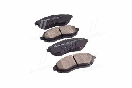 Гальмівні колодки пер. Aveo 11- (Akebono) BREMBO P24048