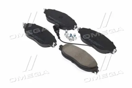 Гальмівні колодки пер. VW Passat 10-/Skoda Octavia 12- (TRW) з датчиком BREMBO P85131