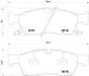 Гальмівні колодки пер. Grand Cherokee/W292//W166 10- BREMBO P37017 (фото 1)