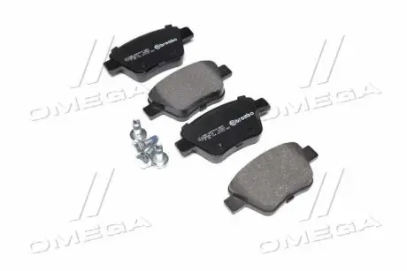 Гальмівні колодки зад. Caddy/Jetta 10-/Golf 09-13 BREMBO P85114