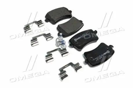 Гальмівні колодки дискові зад. AUDI A4 ALLROAD B8, A4 B8, A5, Q5 1.8-4.2 06.07-05.17 BREMBO P85100