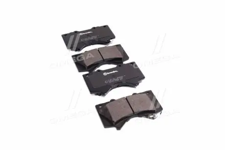 Гальмівні колодки пер. Toyota Land Cruiser 08- (advics) BREMBO P83107