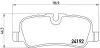 Фото 1 - тормозные колодки дисковые BREMBO P44019 Тормозные колодки дисковые BREMBO P44019 (фото 1)