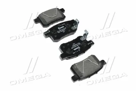 Гальмівні колодки зад. Honda Accord VIII 08- (nissin) BREMBO P28072